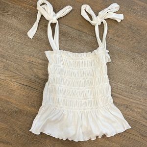 altar’d state tie-sleeve flowy tank top